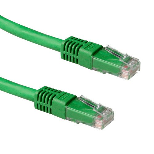Green 10 Meter Lszh U UTP CAT.6A Patch Cable With RJ45 Connectors
