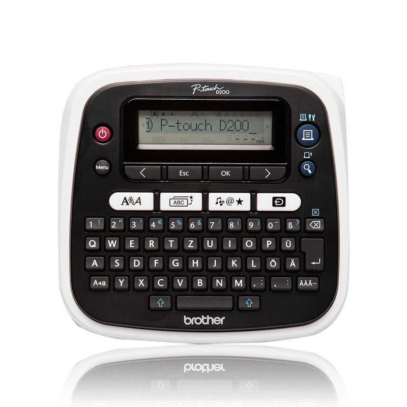 Brother P-touch D200WNVP Printer Labels Transferencia Thermal 180 X 180 DPI Tze QWERTY