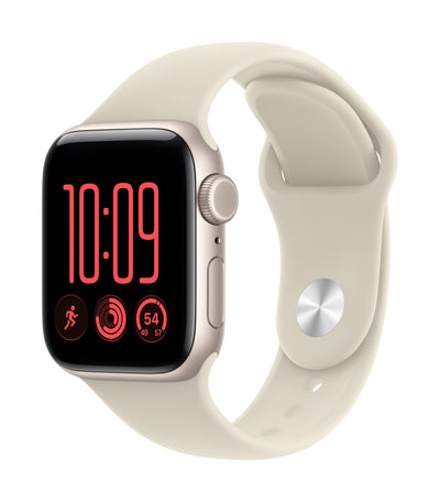 Apple Watch Se 3 GPS + Cellular 40MM Starlight Aluminium Case With Sand Sport Band - M L — image 1
