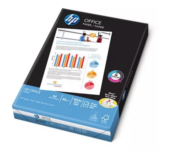 HP Paper Office White Chp 110 A4, 80G, 500 Hojas