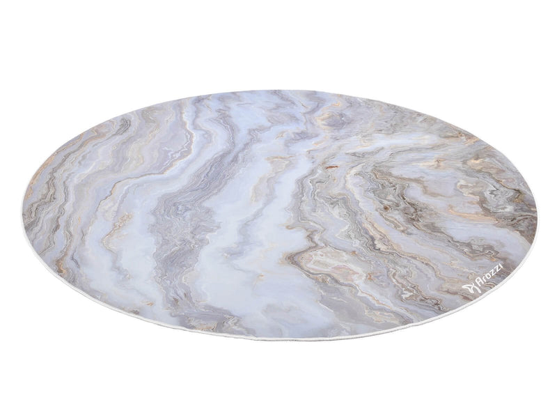 Arozzi Zona Round Floor Pad - White Marble