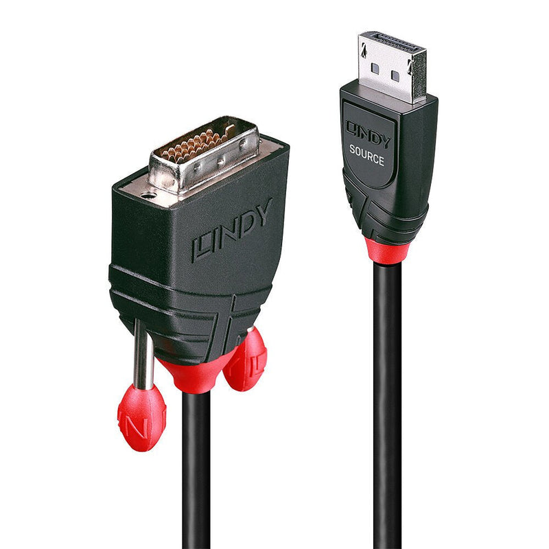 Lindy 41490 Cable DisplayPort 1M DVI-d Black