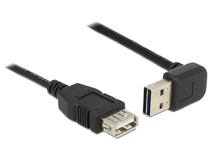 Delock 83548 Alargador Cable Easy-USB 2.0 Tipo-a Male Sesgado Hacia Arriba And Hacia Abajo USB 2.0 Tipo-a Fema