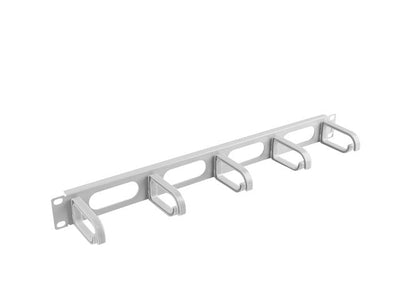 Lanberg Organiser Cables AK-1205-S 19'/48.26CM Panel 5 Stands Plegables Plastic 1U Grey — image 1