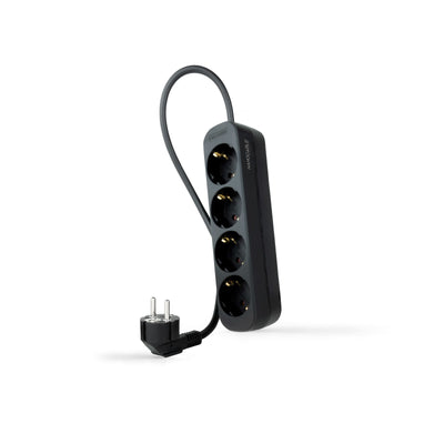 Nanocable Power Strip 4 Sockets - 1.4M - Black — image 1