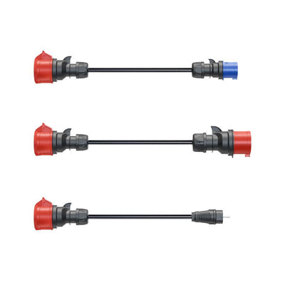Set Of Adaptadores Go- And Gemini Flex 11KW, Set Of 3 Pieces Black 30CM) CH-04-33 — image 1