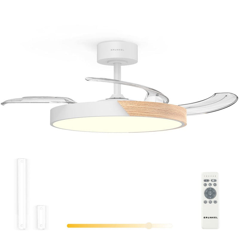 Grunkel Fan Ceiling SKYDUAL42 30W 4 Aspas 106CM 6 Velocidades