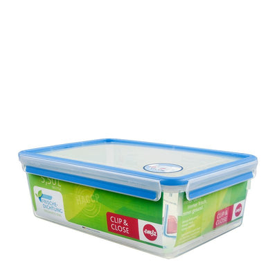Emsa Clip&close Container Almacenamiento Alimentos 5,5 L, Blue — image 1