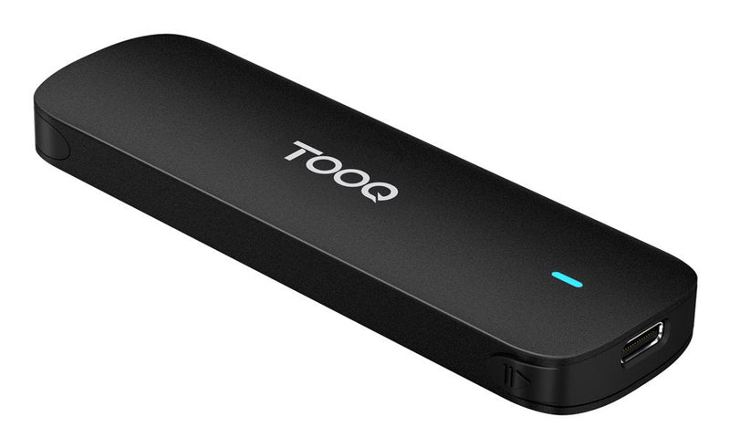TooQ External Enclosure M.2 NVMe USB 3.1 GEN2 Aluminium - Black