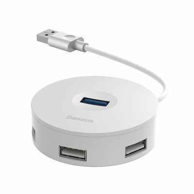 Baseus Hub CAHUB-F02 (3x USB 2.0, 1x USB 3.0, Colour White — image 1