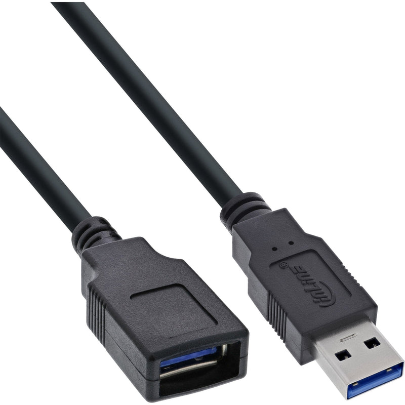 Inline USB 3.0 Cable Type a Male a Type a Female Black 1M