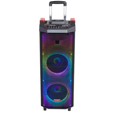 Aiwa Speaker Trolley Kbtus 710 90W Rms With Karaoke — image 1