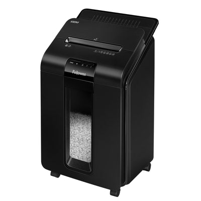 Fellowes Paper Shredder Automax 100M Microcorte 4 X 10MM Black — image 1