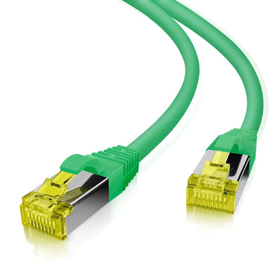 Helos Ultra Flex Network Cable S/FTP CAT.6A Tpe Green 10,0M — image 1