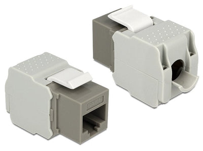 Delock 86342 Connector RJ45 Módulo Keystone Lsa CAT.6 UTP Grey — image 1