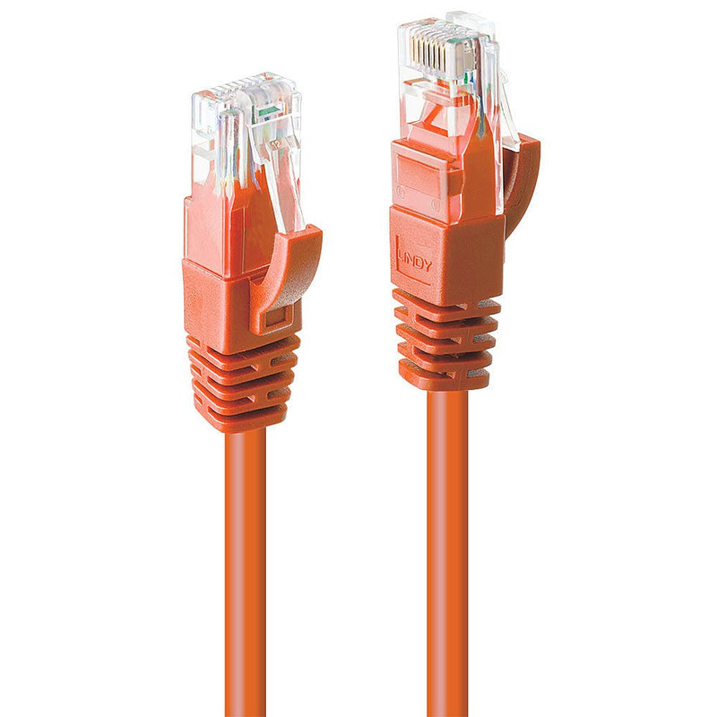 Lindy Network Cable CAT.6 U UTP Orange 5.00M