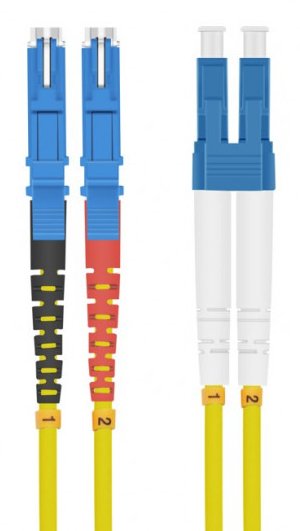 Helos Lwl Network Cable E2000® (lsh)/Lc Duplex 9/125?M OS2 Yellow 1,0M