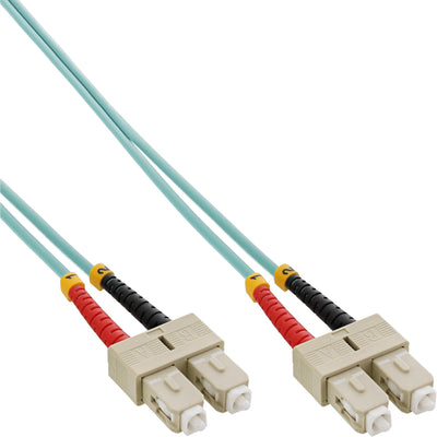 Inline Cable Duplex Fibre Optic Sc/Sc 50/125?M OM3 2M — image 1