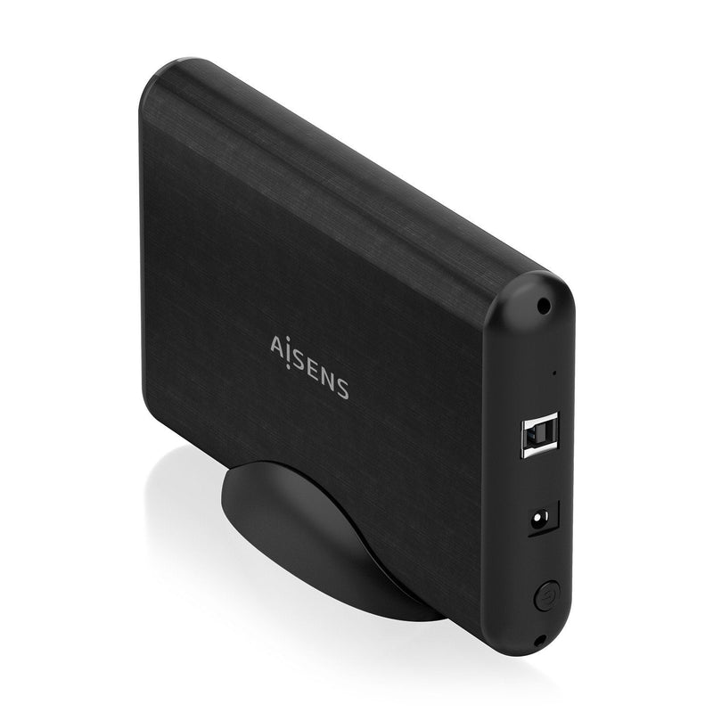 Aisens External Enclosure 3,5&QUOT, SATA a USB 3.0 / USB 3.1 GEN1, Black
