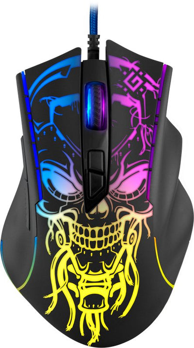 Defender Mouse Gaming With Cable Bulletstorm GM-928 7 Buttons 7200 Ppp, Rainbow — image 1