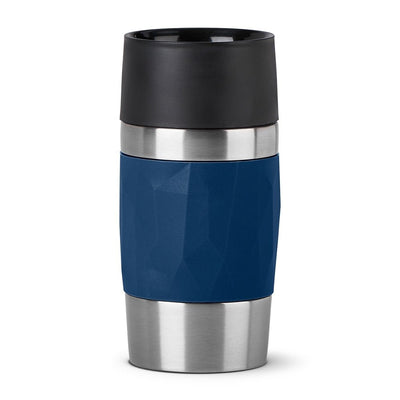 Emsa Thermal Travel Mug Compacta 0,3 Litros Blue Oscuro/Steel Inoxidable, Tapón Rosca N2160800 — image 1