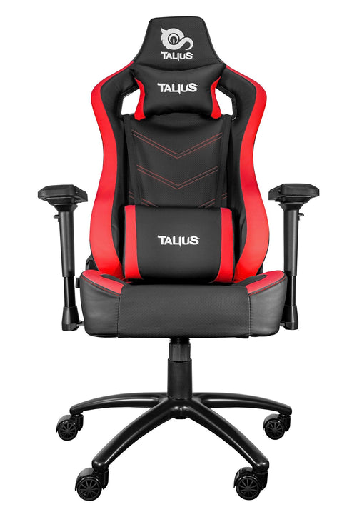 Talius Chair Vulture Gaming Black/Red Butterfly, Base Nylon, Wheels Nylon, 4D — image 1