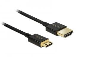 Delock HDMI Cable - HDMI Mini-c High Speed With Ethernet 3M