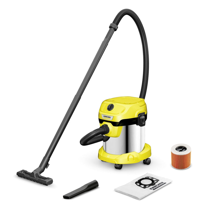Kärcher Aspiradora Wd 2 Plus S V-15/4/18/C 15 L Drum Seca And Húmeda 1000W Bag Polvo