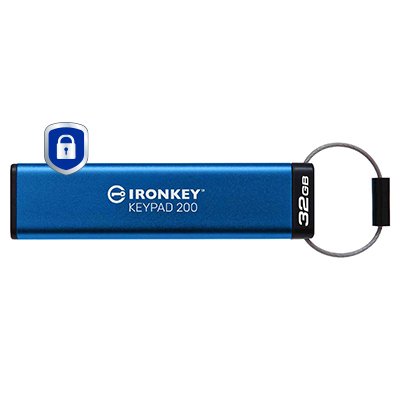 Kingston USB Flash Drive Ironkey Keypad 200 32GB, IKKP200/32GB