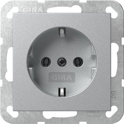 Gira 418826 Schuko System 55 F Alu — image 1