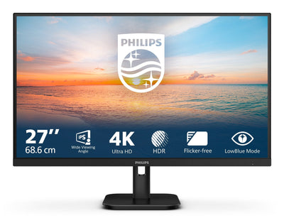 Philips Monitor 27E1N1800A 00 27 IPS 4K UHD 60HZ 350CD M2 4MS 2XHDMI2.0 DP Speakers — image 1
