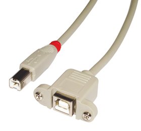 Lindy USB 2.0 Extension Typ B/B M/F 0.5M — image 1