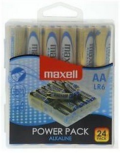 Maxell Battery Alcalina Aa LR6 PACK*24 Batteries — image 1