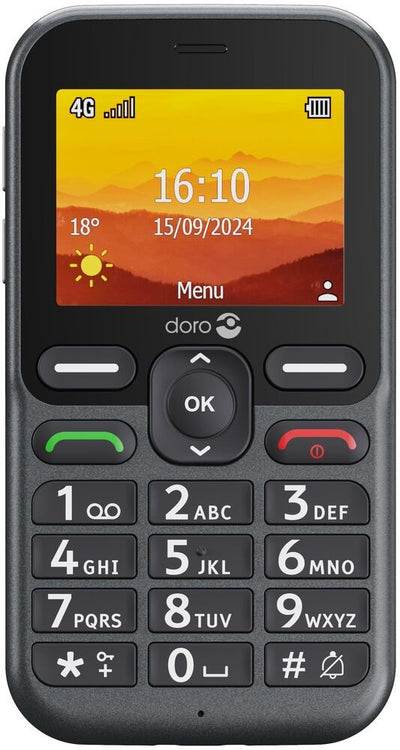 Doro Phone Mobile Phone Leva L10 2.4 4G Graphite — image 1