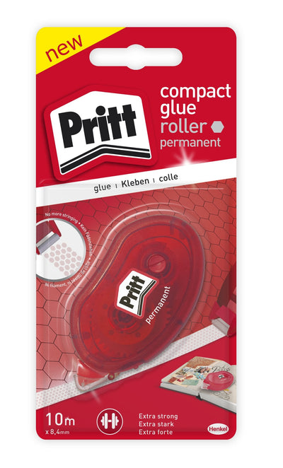Pritt Rodillo Adhesive Compact, a: 8,4MM, L: 10M, Permanente — image 1