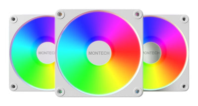 Montech Fan PC 120MM GF120 V2/ARGB PWM 3I1(W) — image 1