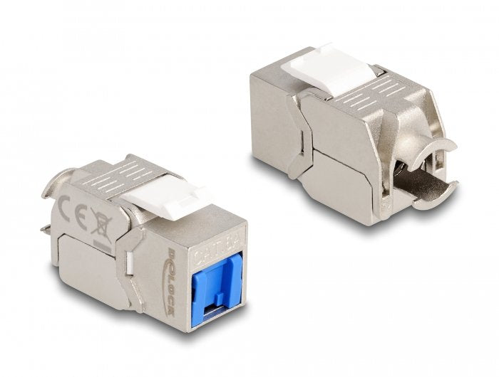 Delock 87898MÓDULO Keystone RJ45 Female a Lsa CAT.6A Without Tools With Cover Antipolvo Blue
