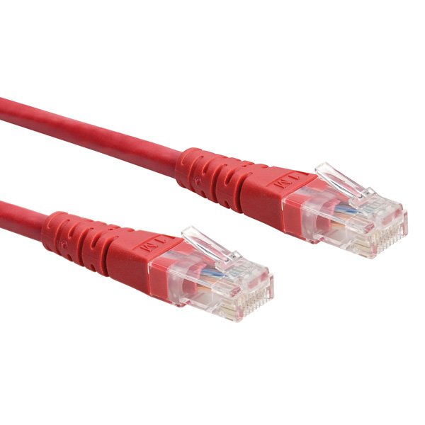 Roline Network Cable KAT.6 Class And UTP Red 2M