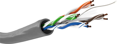 Goobay Network Cable CAT.6, U/UTP Grey 100 Metres Flexible 93293 — image 1