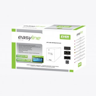 Ever Easyline 1200 Avr USB UPS (ups) Line Interactive 1200VA 600W 4 Salidas AC — image 1