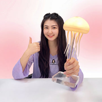 Jellyfish Mood Lamp LED Jellyfish Night Light Portable Jellyfish Lamp Jellyfish Decorations Smart Table Lamp For Bedside Desk