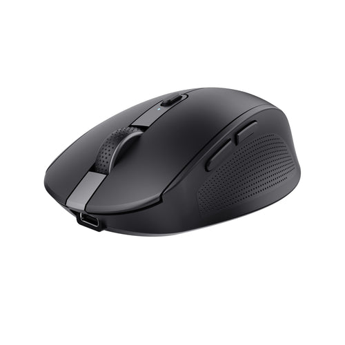 Trust Wireless Mouse Bluetooth Ozaa Compact Wireless Battery Rechargeable Up To 3200 DPI Black — image 1