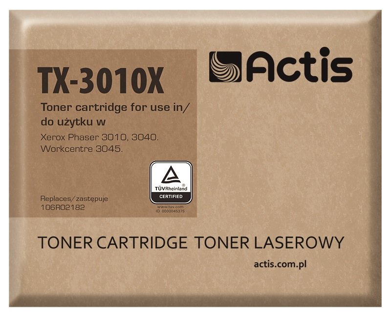 Actis Toner TX-3010X Printer Xerox 106R02182 New