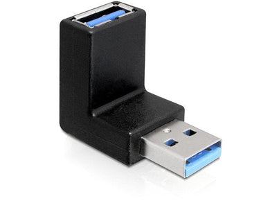 Adapter USB 3.0A/a St/Bu Gewinkelt 90 Vertikal — image 1