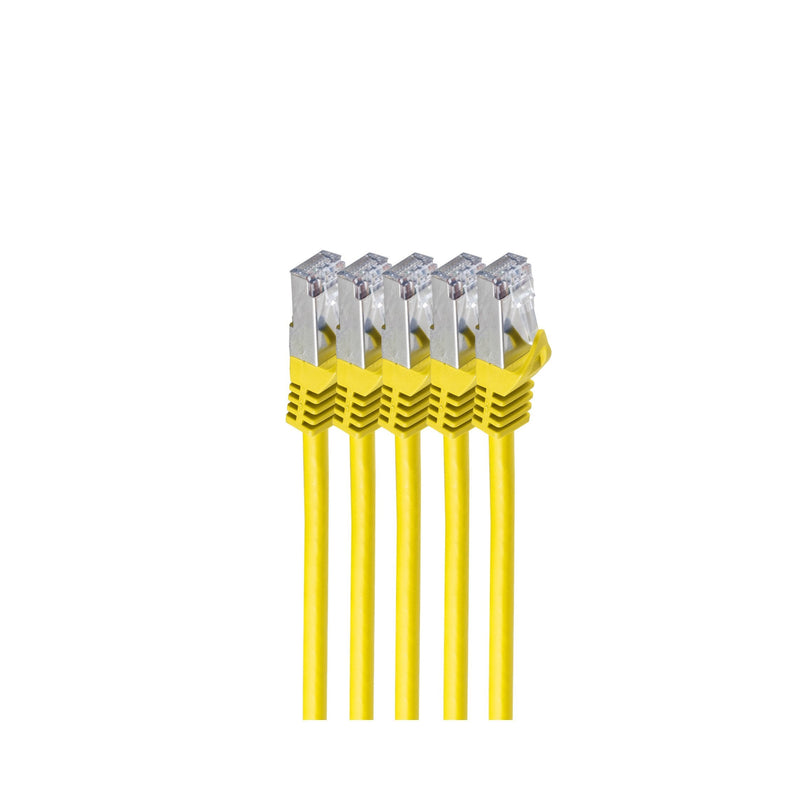 Shiverpeaks RJ45 Network Cable S FTP, CAT.7 VE5, 0,25M Yellow