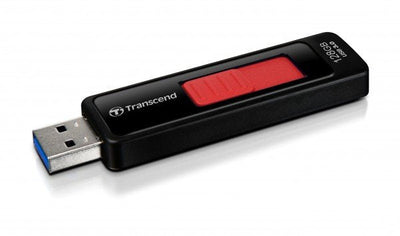 Transcend USB Flash Drive Jetflash Elite Jetflash 760, 128GB USB Type a 3.2 Gen 1 (3.1 Gen 1) Black Red — image 1