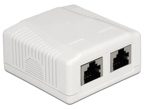 Delock 86197 Roseta With 2 Socket Network CAT.6A Lsa Wall — image 1