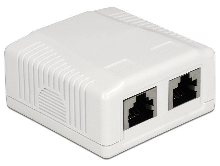Delock 86197 Roseta With 2 Socket Network CAT.6A Lsa Wall