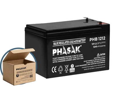 Phasak Battery Phb 1212 Compatible With UPS Phasak Según Especificaciones — image 1