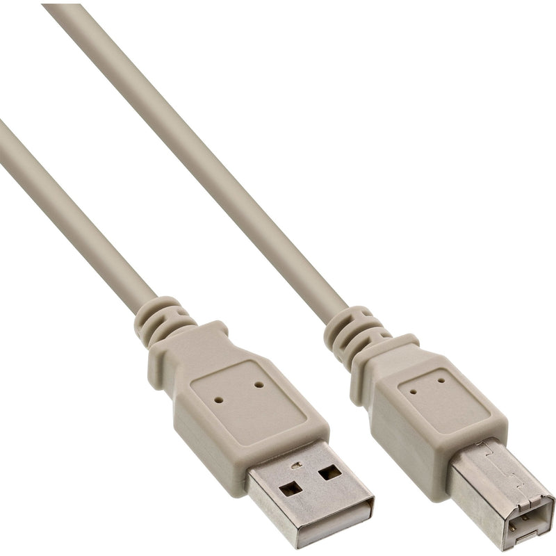 Inline Cable USB 2.0 Type a Male a B Male Grey 1,8M